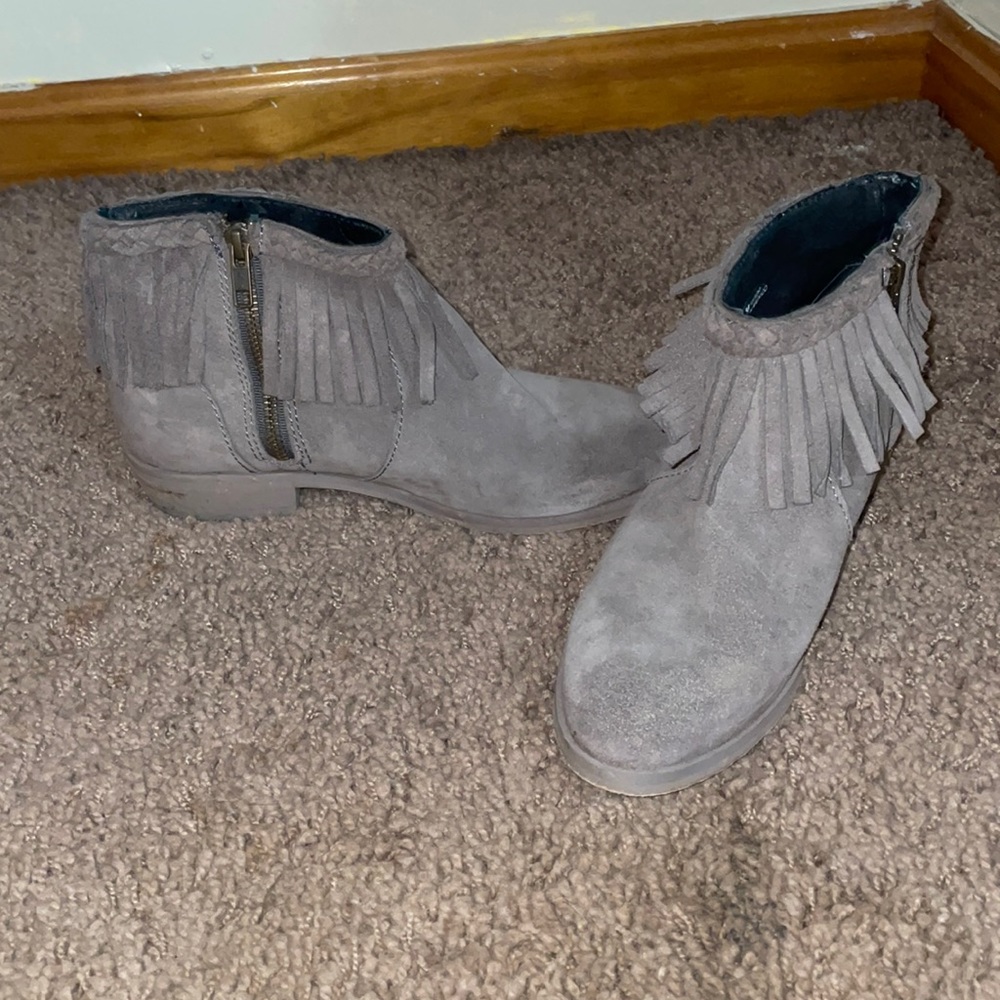 Circle G fringe ankle bootie